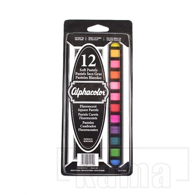 BA-PS0650, Dry pastels12 color fluorescent set