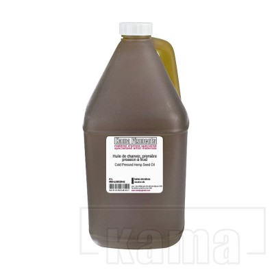 Cold Pressed Hemp Seed Oil, 4 L